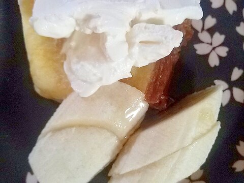 バナナ☆クリームチーズ☆フレンチトースト